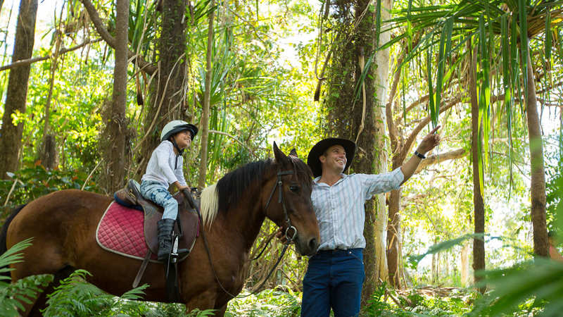 There’s no better way to experience Cairns' gorgeous scenery than by horseback! Join the team at Blazing Saddles Adventures for a horse riding tour just a short distance from Cairns CDB